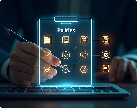 
                                Documentation & Policy Review
